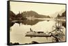 Floating Salmon Wheel, Cascades, 1867-Carleton Emmons Watkins-Framed Stretched Canvas