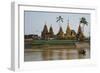 Floating Temple and Monastery, Yele Paya, Kyauktan, Yangonb (Rangoon) Area, Myanmar (Burma), Asia-Tuul-Framed Photographic Print