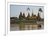 Floating Temple and Monastery, Yele Paya, Kyauktan, Yangonb (Rangoon) Area, Myanmar (Burma), Asia-Tuul-Framed Photographic Print