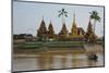 Floating Temple and Monastery, Yele Paya, Kyauktan, Yangonb (Rangoon) Area, Myanmar (Burma), Asia-Tuul-Mounted Photographic Print