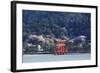 Floating Torii Gate, Itsukushima Jinja Shrine, Miyajima Island-Christian Kober-Framed Photographic Print