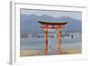 Floating Torii Gate, Itsukushima Jinja Shrine, Miyajima Island-Christian Kober-Framed Photographic Print