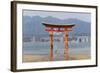 Floating Torii Gate, Itsukushima Jinja Shrine, Miyajima Island-Christian Kober-Framed Photographic Print