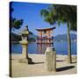 Floating Torii, Miyajima Island Near Hiroshima, Japan-Christopher Rennie-Stretched Canvas