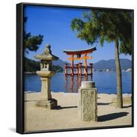 Floating Torii, Miyajima Island Near Hiroshima, Japan-Christopher Rennie-Framed Photographic Print