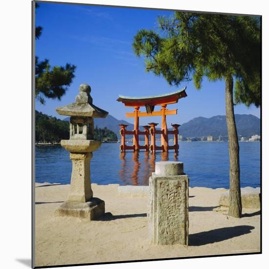 Floating Torii, Miyajima Island Near Hiroshima, Japan-Christopher Rennie-Mounted Photographic Print