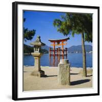 Floating Torii, Miyajima Island Near Hiroshima, Japan-Christopher Rennie-Framed Photographic Print