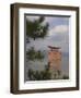 Floating Torii, Viewed Through Pine Tree, Itsuku Shima Jinja, Miyajima, Honshu, Japan-Simanor Eitan-Framed Photographic Print