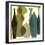 Floating Vases III-Mary Calkins-Framed Premium Giclee Print