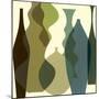 Floating Vases III-Mary Calkins-Mounted Premium Giclee Print