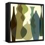 Floating Vases III-Mary Calkins-Framed Stretched Canvas