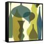 Floating Vases IV-Mary Calkins-Framed Stretched Canvas