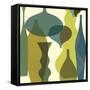 Floating Vases IV-Mary Calkins-Framed Stretched Canvas