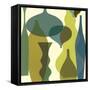 Floating Vases IV-Mary Calkins-Framed Stretched Canvas