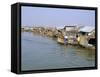 Floating Village of Chong Kneas, Lake Tonle Sap, Near Siem Reap, Cambodia-Richard Ashworth-Framed Stretched Canvas