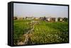 Floating Village of Khmer Fishermen, Kampong Chhnang, Cambodia, Indochina, Southeast Asia, Asia-Nathalie Cuvelier-Framed Stretched Canvas