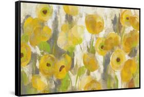 Floating Yellow Flowers I Crop-Silvia Vassileva-Framed Stretched Canvas