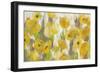 Floating Yellow Flowers I Crop-Silvia Vassileva-Framed Premium Giclee Print