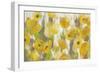 Floating Yellow Flowers I Crop-Silvia Vassileva-Framed Premium Giclee Print