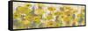 Floating Yellow Flowers I-Silvia Vassileva-Framed Stretched Canvas