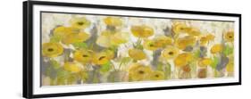 Floating Yellow Flowers I-Silvia Vassileva-Framed Premium Giclee Print