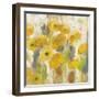 Floating Yellow Flowers V-Silvia Vassileva-Framed Art Print