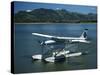 Floatplane, Nadi Bay, Fiji-David Wall-Stretched Canvas