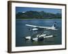 Floatplane, Nadi Bay, Fiji-David Wall-Framed Photographic Print