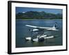 Floatplane, Nadi Bay, Fiji-David Wall-Framed Photographic Print