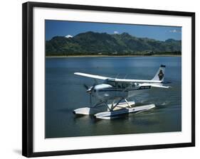Floatplane, Nadi Bay, Fiji-David Wall-Framed Photographic Print