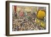 Floats, Mardi Gras Parade, New Orleans, Louisiana-null-Framed Art Print