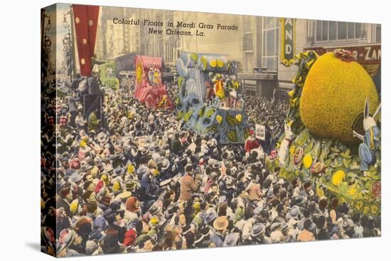 Floats, Mardi Gras Parade, New Orleans, Louisiana-null-Stretched Canvas