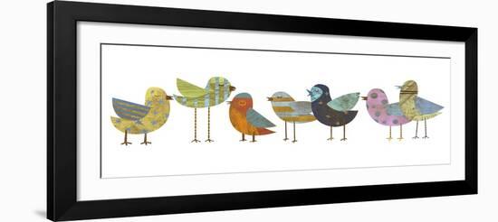 Flock 01-John W Golden-Framed Giclee Print