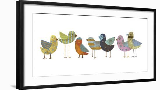 Flock No. 1-John W^ Golden-Framed Art Print