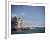 Flock of Birds Above the Coast Near Pisco, Peru, South America-Rob Cousins-Framed Photographic Print