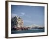 Flock of Birds Above the Coast Near Pisco, Peru, South America-Rob Cousins-Framed Photographic Print