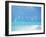 Flock of Birds Migrating Over Seascape-null-Framed Premium Photographic Print