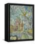 Flock of Birds; Vogelsammlung-Paul Klee-Framed Stretched Canvas