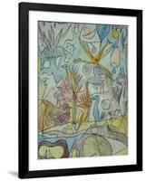 Flock of Birds; Vogelsammlung-Paul Klee-Framed Giclee Print