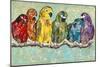 Flock of Colors-Gina Ritter-Mounted Art Print