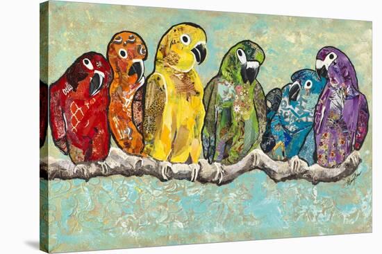 Flock of Colors-Gina Ritter-Stretched Canvas