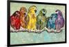 Flock of Colors-Gina Ritter-Framed Art Print