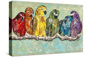 Flock of Colors-Gina Ritter-Stretched Canvas