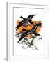 Flock of Geese-Charles Bull-Framed Giclee Print