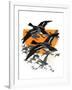 Flock of Geese-Charles Bull-Framed Giclee Print