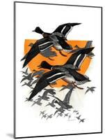 Flock of Geese-Charles Bull-Mounted Giclee Print