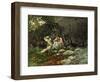 Flock of Sheep, Houghton Farm, 1878-Winslow Homer-Framed Giclee Print