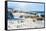 Flock of Small African Penguins at Boulder Beach Just outside Cape Town, South Africa-Allen G-Framed Stretched Canvas