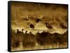 Flock of Snow Geese and Sandhill Cranes in Water and Ground Fog-Arthur Morris-Framed Stretched Canvas