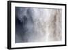 Flock of Swifts Flying to their Roost Behind the Curtain of Falling Water of Kaieteur Falls, Guyana-Mick Baines & Maren Reichelt-Framed Photographic Print